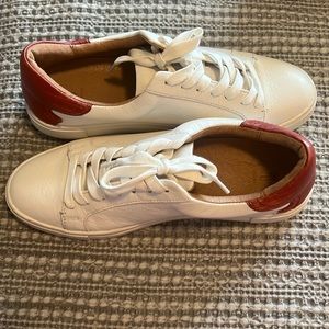 Frye white sneakers